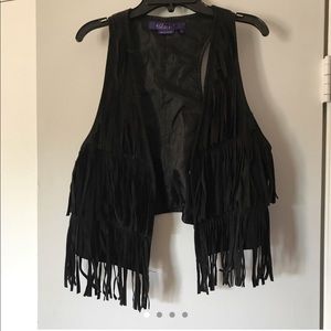 Miley Cyrus and Max Azria Vest